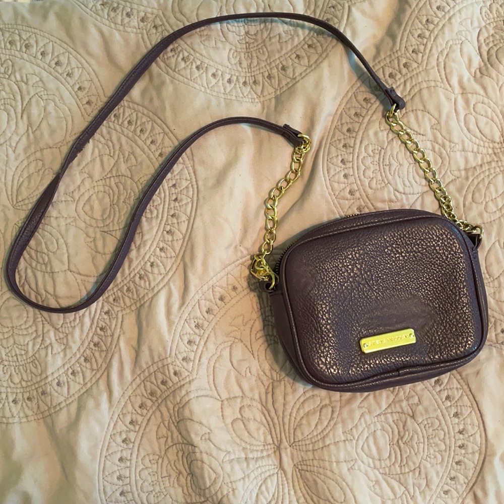 Purple Steve Madden pleather crossbody purse